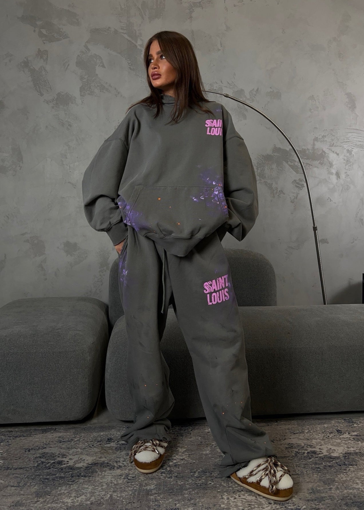 Saint Louis Oversized Hoodie & Jogger Set