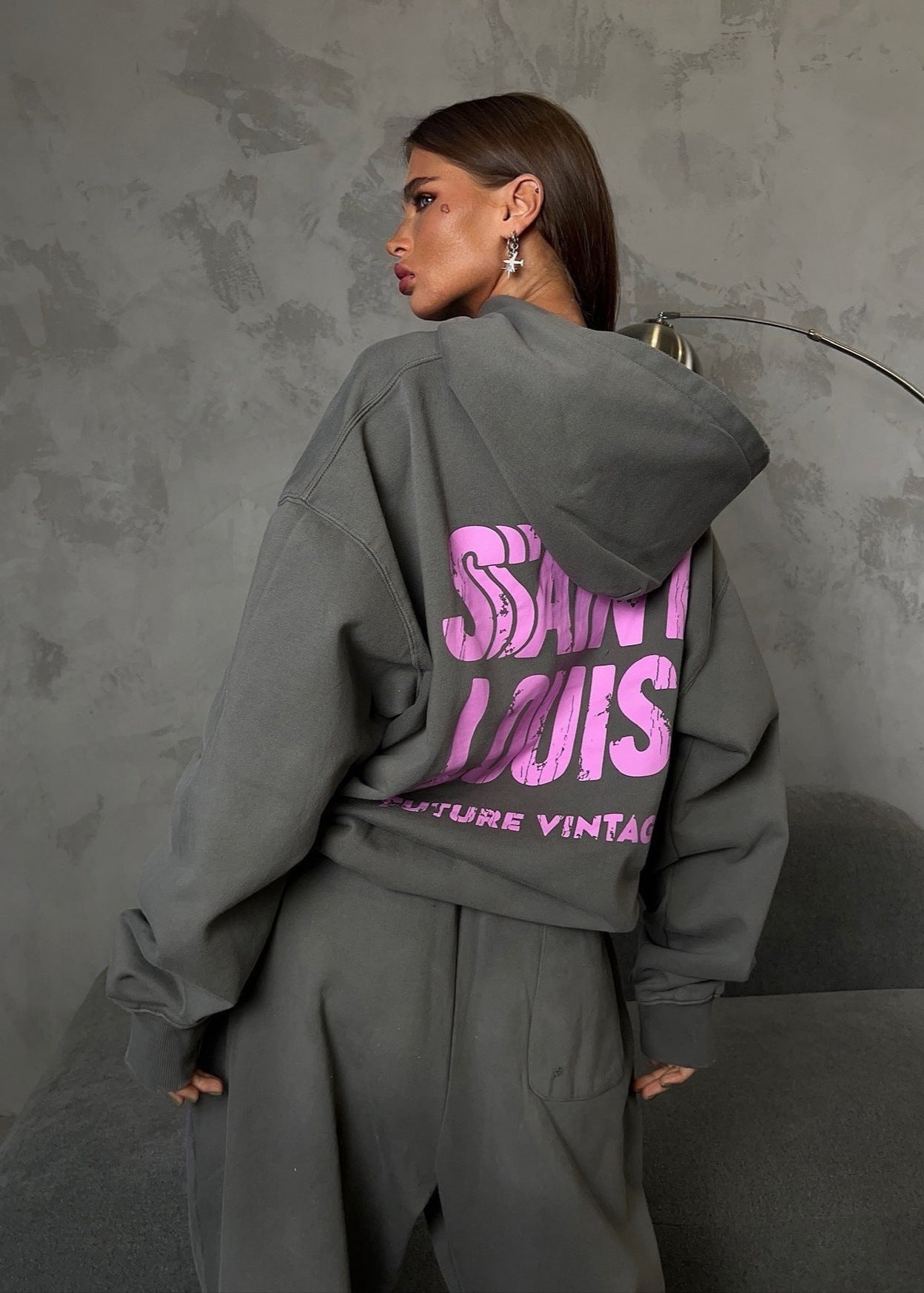 Saint Louis Oversized Hoodie & Jogger Set