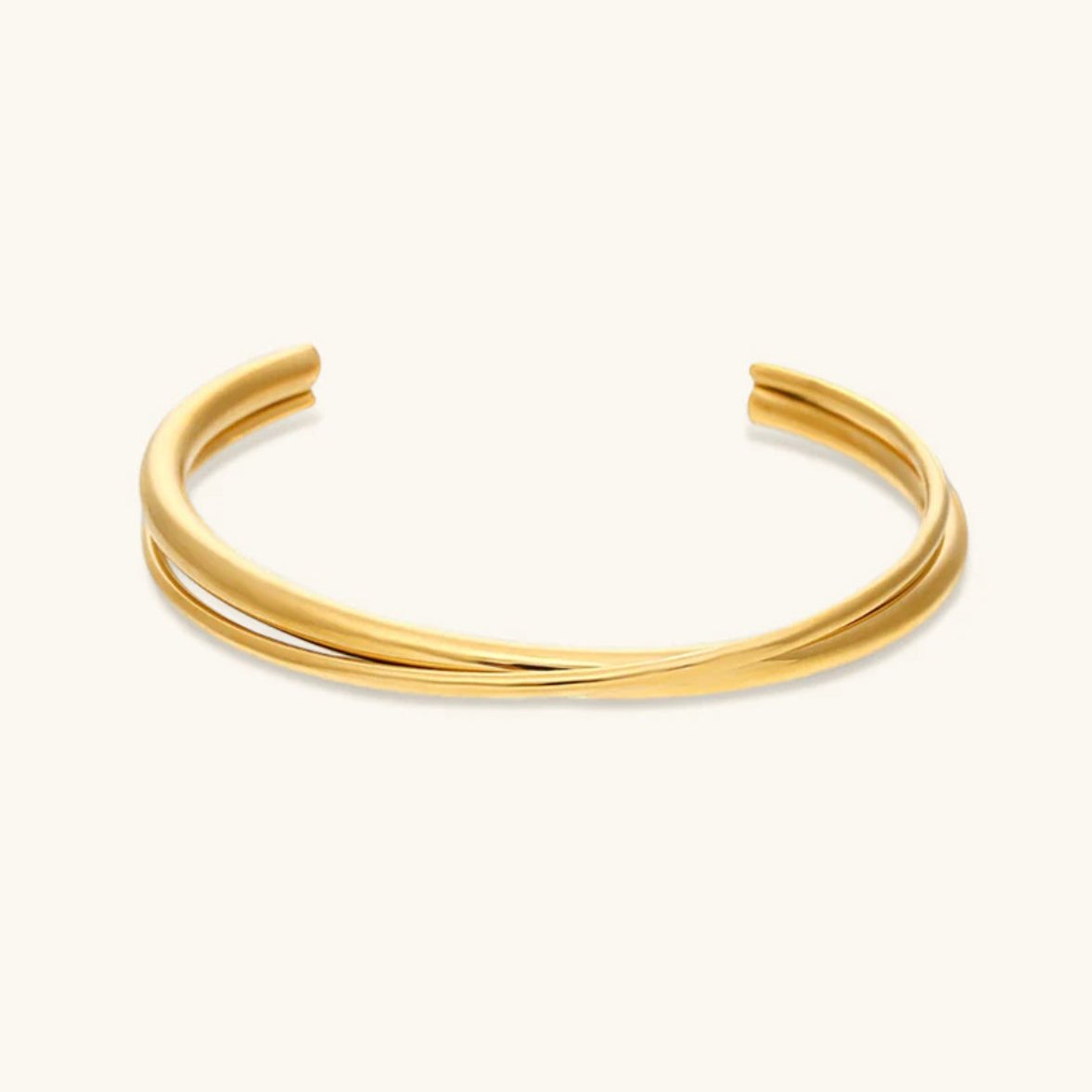 Seraphine Dual Layer Gold Cuff