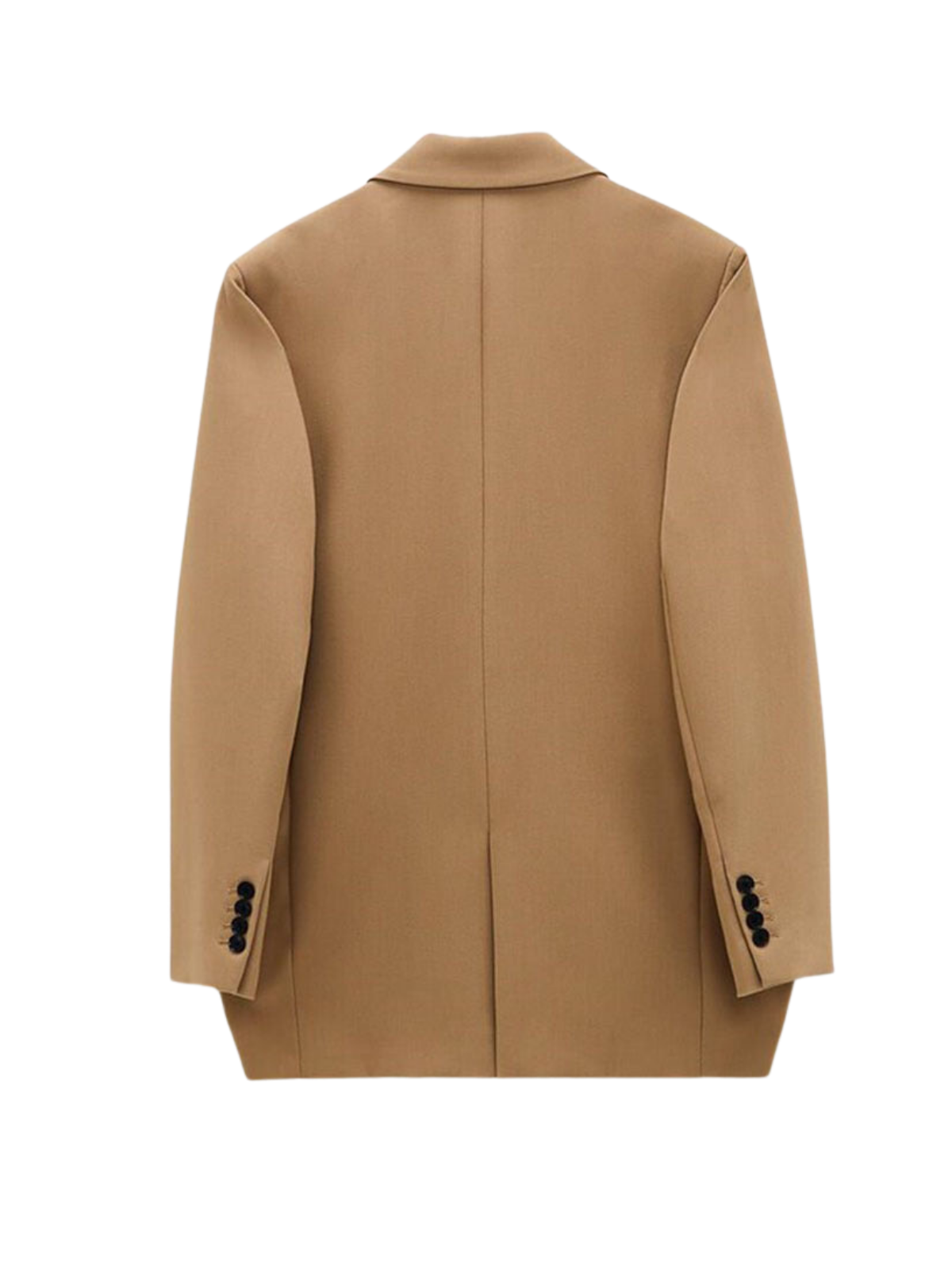 Casual Style Camel Pocket Blazer