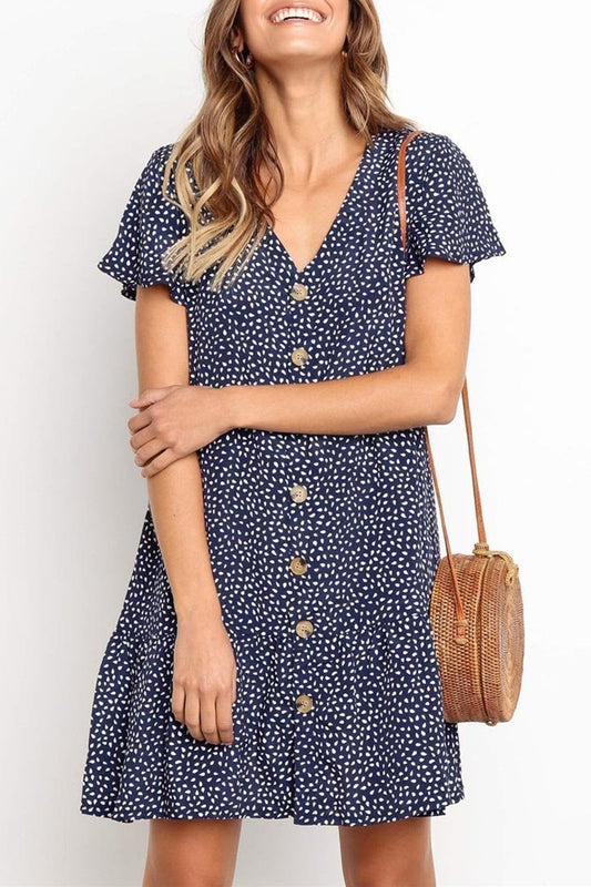 Floral Printed Slip Dress
