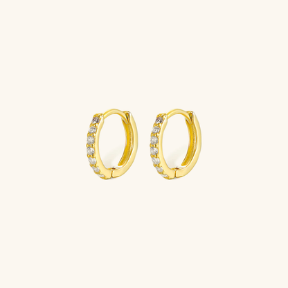 Celeste Spark - Diamond Huggie Earrings