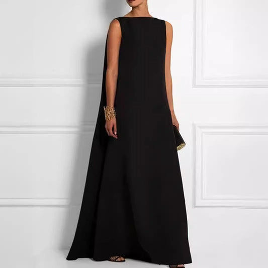 Wal Mart Spring Summer Sexy Girls High Elastic Solid Color Dress Women