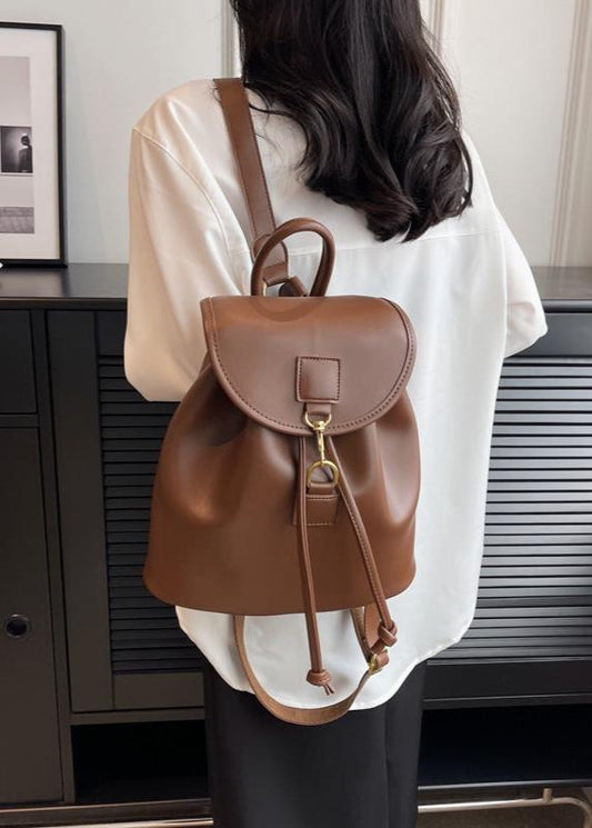 Chic PU Leather Backpack
