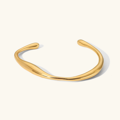 Polished Gold Open Cuff