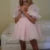 Women Kawaii Puff Sleeve Tulle Princess Dress Vintage Off Shoulder Square Collar Mini Dress Puffy Mesh Party Prom Evening Dress
