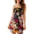 y2k Mini Dress Women 3D Flower Embroidery Spaghetti Strap Sleeveless Bodycon Dress Cocktail Party Dresses Clubwear