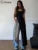 Casual Chic Women Tanks Solid New Summer Super-Long Split U-neck Body-shaping Camis Girls Wild Basic Street Hipster Tops