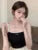 One-Piece Monogrammed Short Y2k Top Summer Fashion Casual Lace-Up Sleeveless Tank Top Sexy Wrap Slim Streetwear Women Clothing