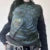 Y2K Fairy Cyber Grunge T-Shirts for Women Vintage Skull Graphic Print Long Sleeve Tees 90s E-Girls Gothic Emo Tops Clothes