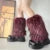 Luxury Brand Runway Fashion Fluffy Faux Fox Leg Warmers Women Thick Warm Furry Boot Covers Chic Harajuku Hot Y2k Girls Legcovers