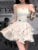 Women Princess Evening Party Prom Sleeveless Slim Elegant Mini Dress A-line Korean Fashion Spring Summer New Vestidos Mujer