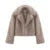 Chic Street Girls Gradient Faux Fur Jacket Women Winter  Brand Fashion Fluffy Fox Fur Coat Female Luxury Outerwear