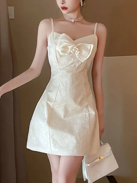 Y2K Sweet Mini Dress for Women Sexy Spaghetti Strap Princess Birthday Party Short Dresses Summer Spring Slim A-Line Vestidos New