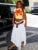 Classic Women T-shirts Summer Panelled Floral Print Short Sleeve O-neck Slim Tees Girls Casual All-matched Street Tops