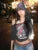 Letter Print Casual Women Tops Classic Incline Shoulder Short Sleeve Crop T-shirts Girls Fashion Summer Wild Street Tees