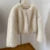 Ins Hot Brand Fashion Black Warm Cozy Cropped Faux Fur Coat Women Winter  Chic Girls Street Fashion Luxury Short Fur Jacket