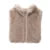Exclusive Y3k Girls Hooded Sleeveless Faux Fur Coat Women Waistcoat Autumn Winter Gradient Fox Fur Vest Top Gilet Femme