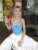 Unique Patchwork Camis Women Summer Popular Bow Ruched Sexy Cleavage Low Neck Concise Tops Girls All-matched Streetwear