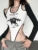 Print Bodysuit Off Shoulder Hooded Corset Tops Women Festival Clothing Lingerie Sexy One-Pieces Rave Outfit Chain Body Feminino